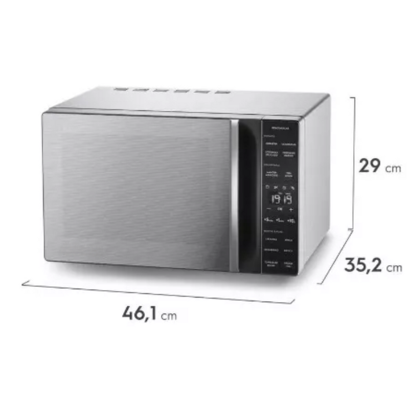 Microondas 23 Litros Inox Bivolt