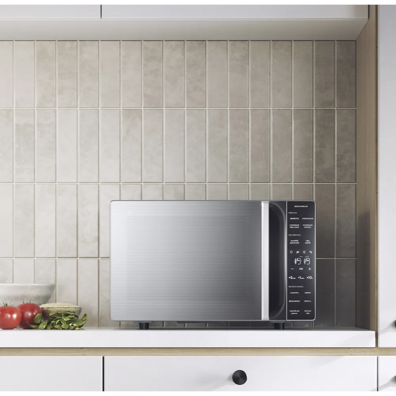 Microondas 23 Litros Inox Bivolt